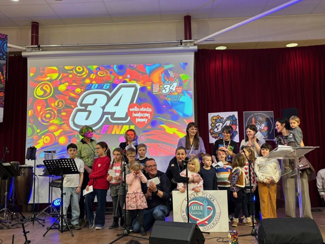 Szkoła Polska w Lille grała z WOŚP