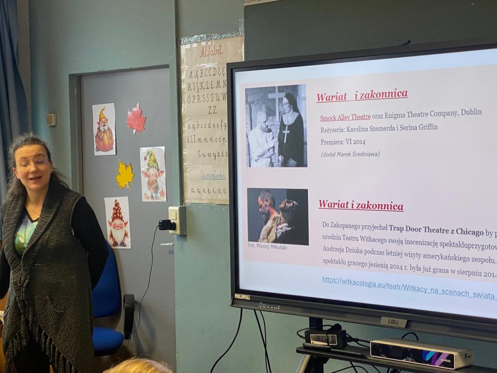 Zajęcia  teatralne z Panią Mają Saraczyńską